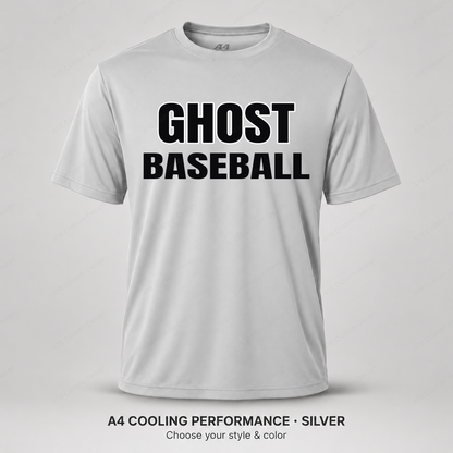 Ghost Baseball Stacked Athletic — Silver