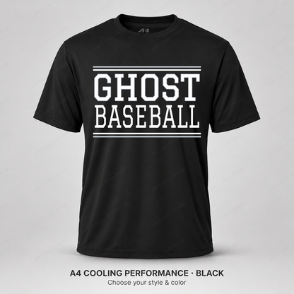 Ghost Baseball Varsity Stripes — Black