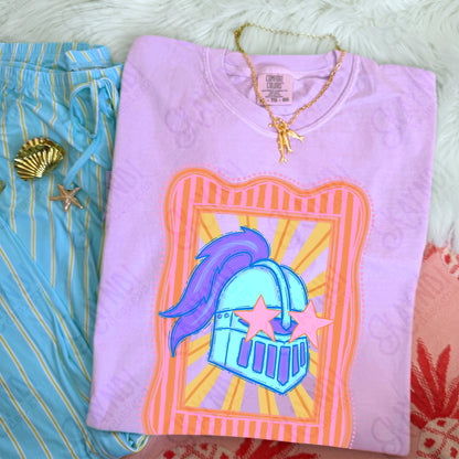 Preppy Blue Knight apparel mockup