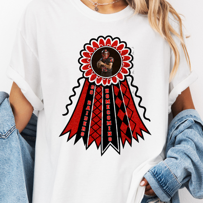 Custom Homecoming Mum Photo Top — design example 1