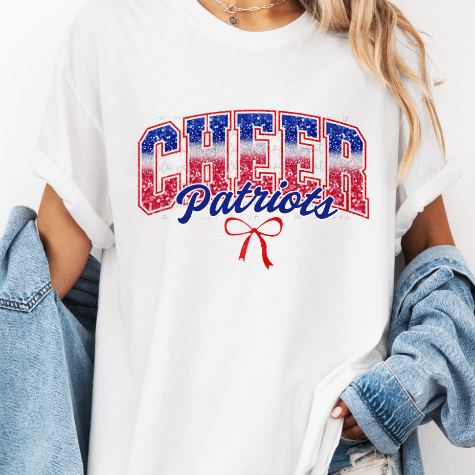 Custom Cheer Frame Top — design example 1
