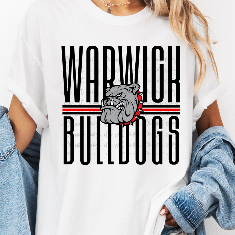 Custom Narrow Text Mascot Top — design example 1