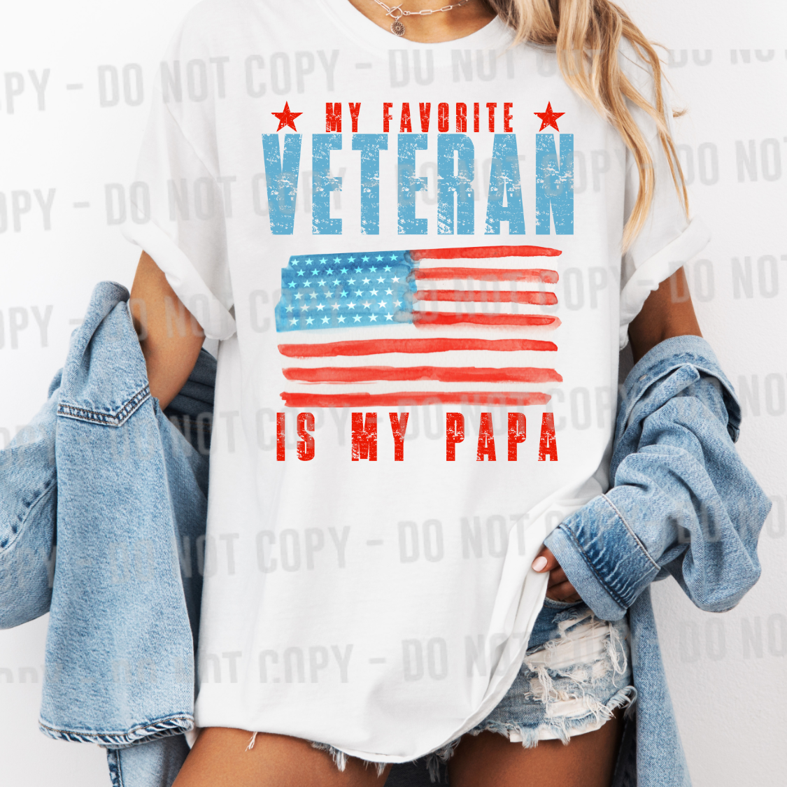 Custom Veteran'S Day Top — design example 1