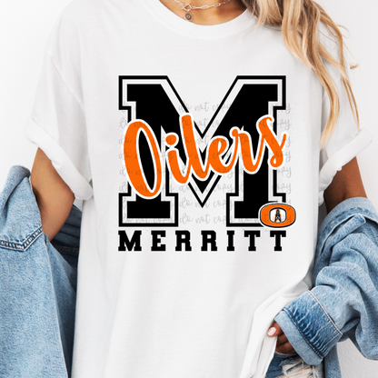 Custom Initial Mascot Team Spirit Top — design example 1
