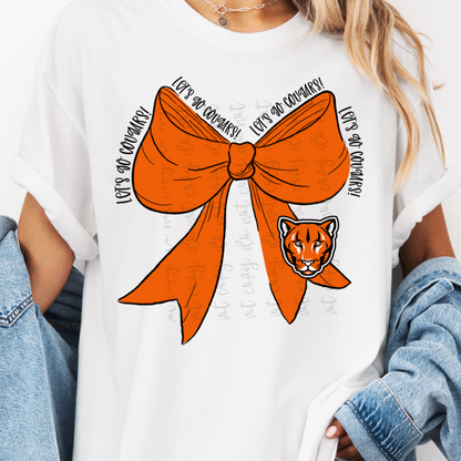 Custom Mascot Bow Top — design example 1
