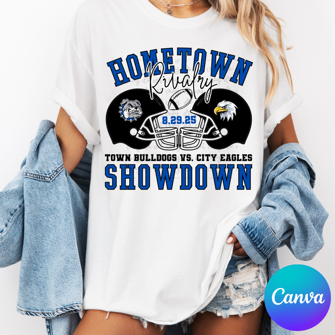 Custom Hometown Rivalry Top — design example 1