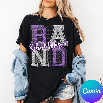 Custom Band Top — design example 1