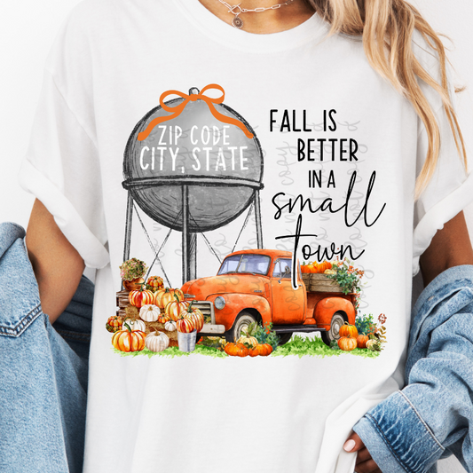 Custom Round Water Tower Fall Top — design example 1
