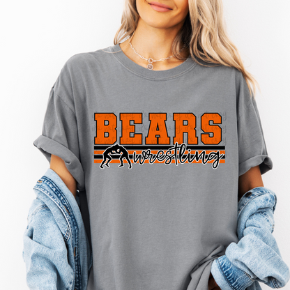 Custom Mascot Wrestling Line Top — design example 1