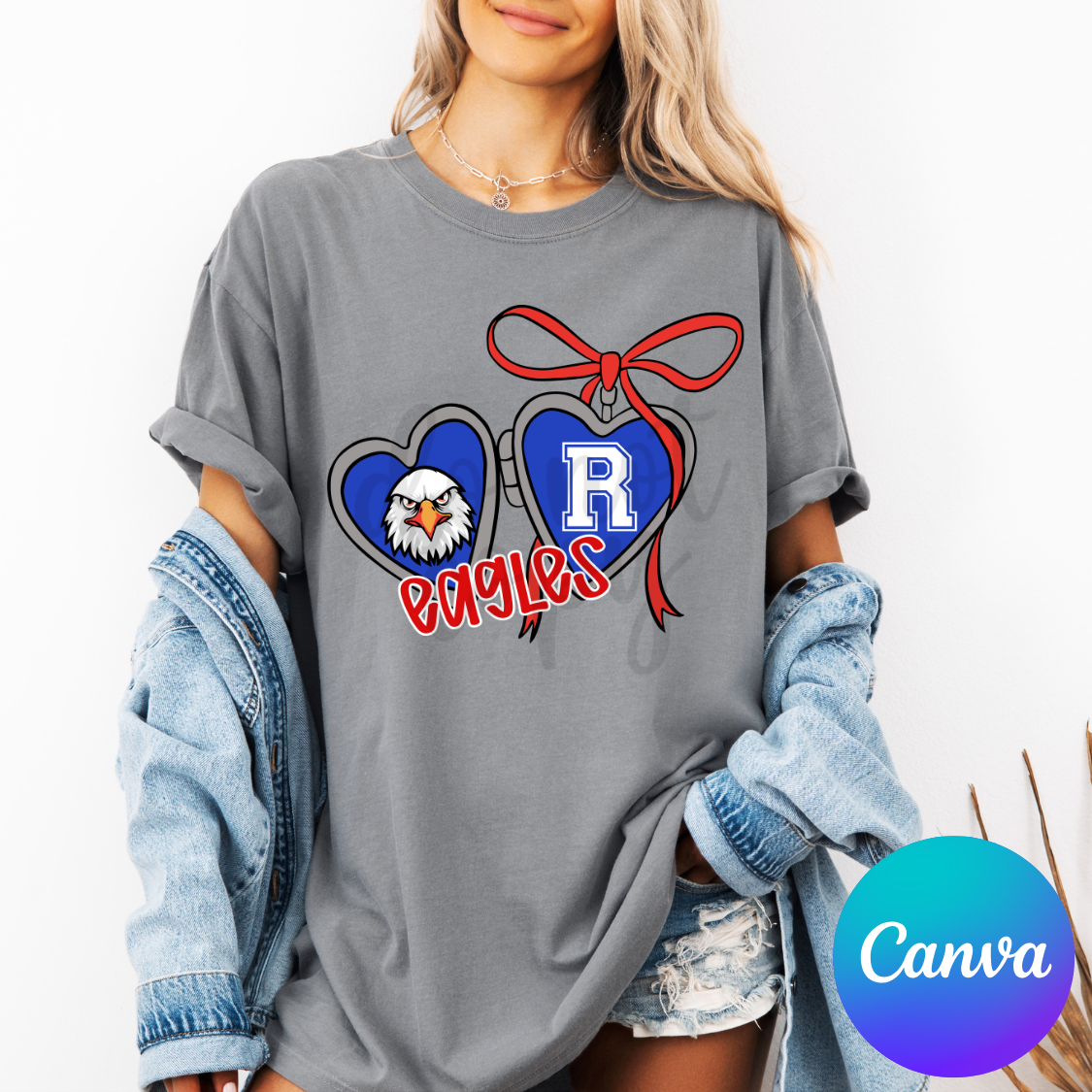 Custom Locket Mascot Top — design example 1