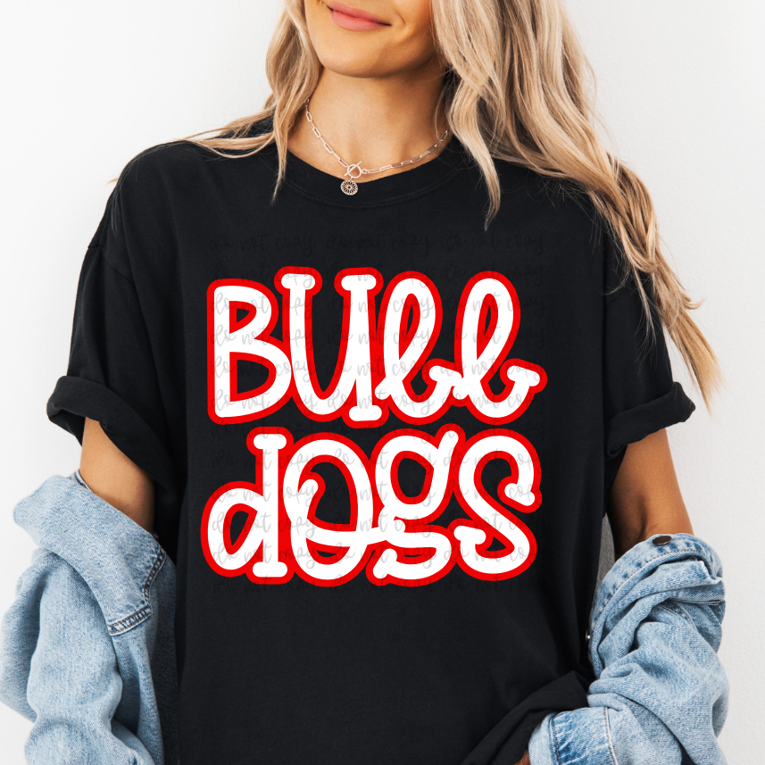 Custom Stacked Handwritten Top — design example 1
