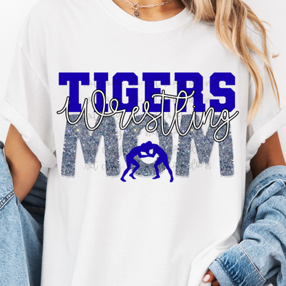 Custom Wrestling Mom Top — design example 1