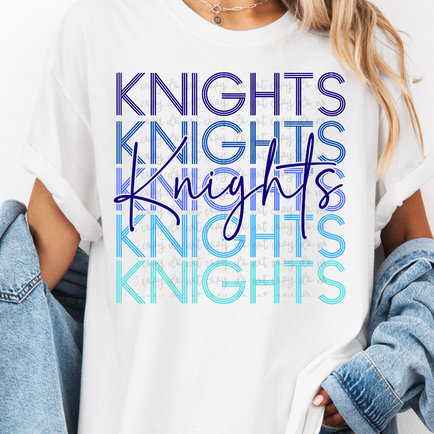 Custom Striped Mascot Top — design example 1