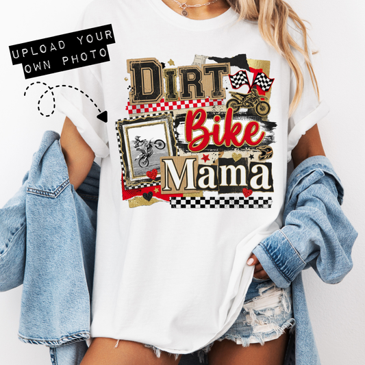 Custom Dirt Bike Mama Photo Frame Top — design example 1