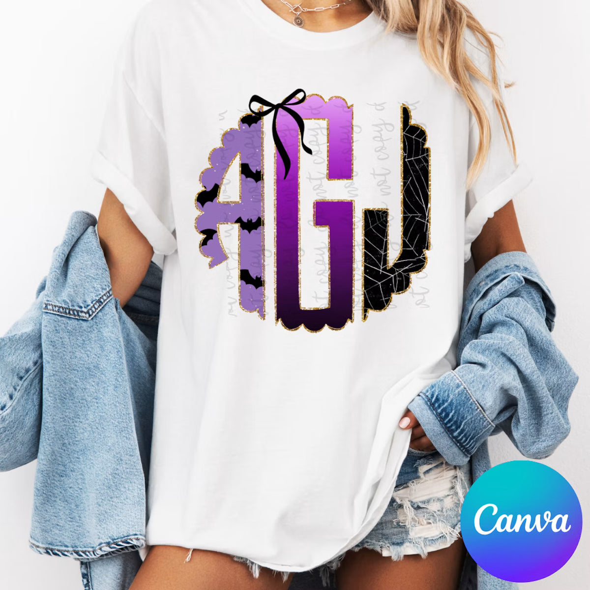 Halloween Monogram- Customizable