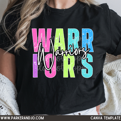 Custom Colorful Mascot Top — design example 1