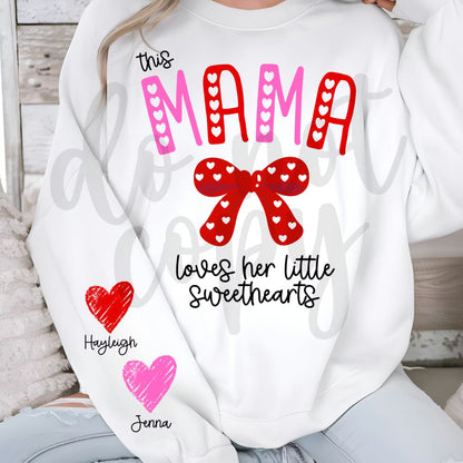 Custom This ____ Loves Her Little Sweethearts Top — design example 1