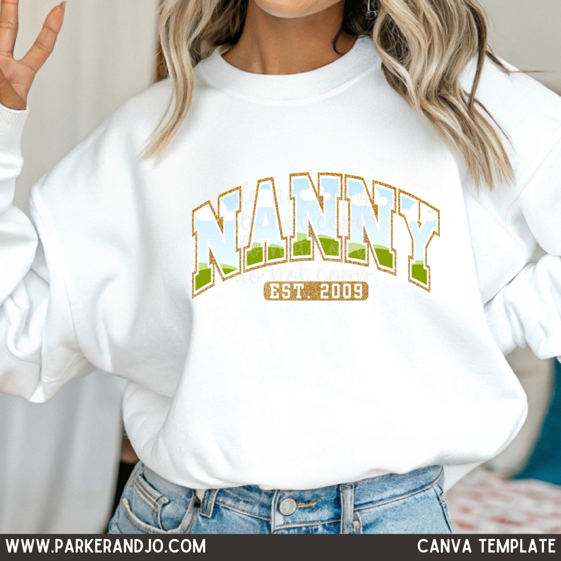 Custom Nanny  Photo Top — design example 1