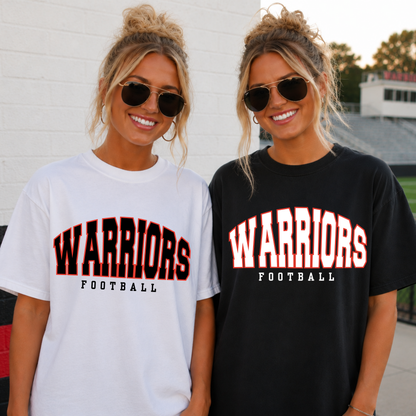Custom Split Arch Varsity Top — design example 1