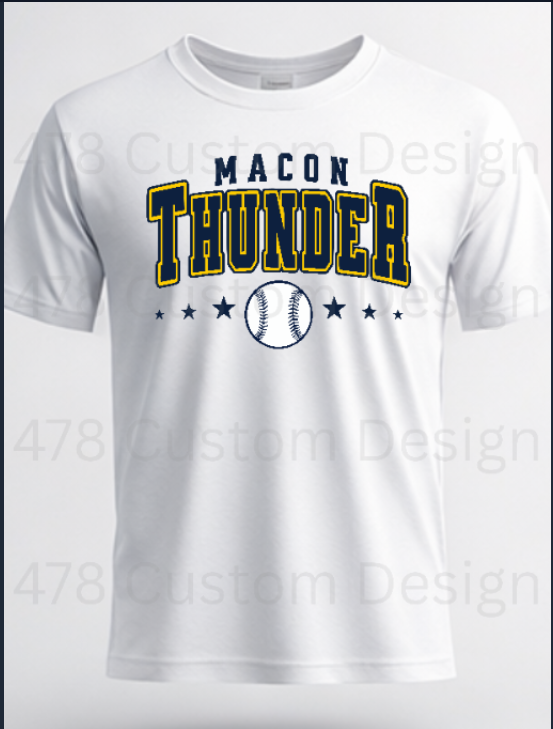 Macon Thunder Baseball- Design 9