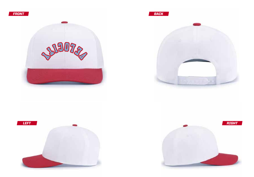 Velocity Upside Down Snapback Hat- 3D Puff Embroidered Order CUT OFF DATE-3/22 at 8PM