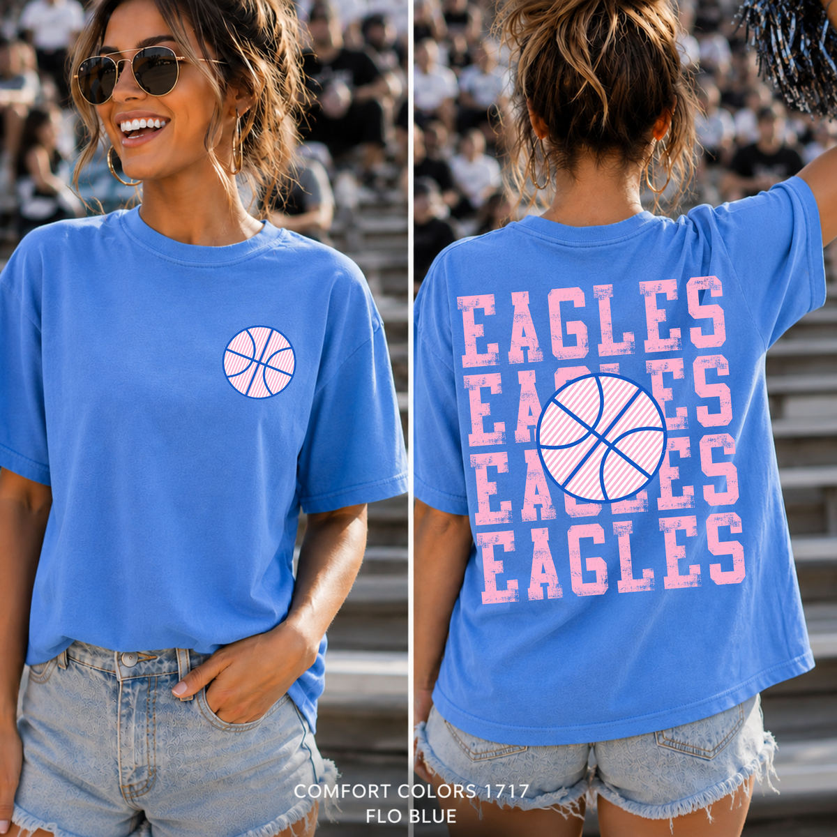 Custom Seersucker Basketball Team Top — Front & Back — design example 1