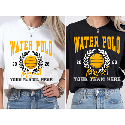 Custom Water Polo Wreath Top — design example 1