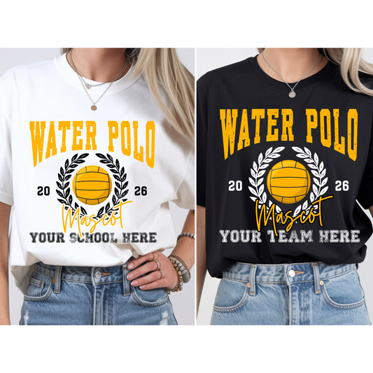 Custom Water Polo Wreath Top — design example 1