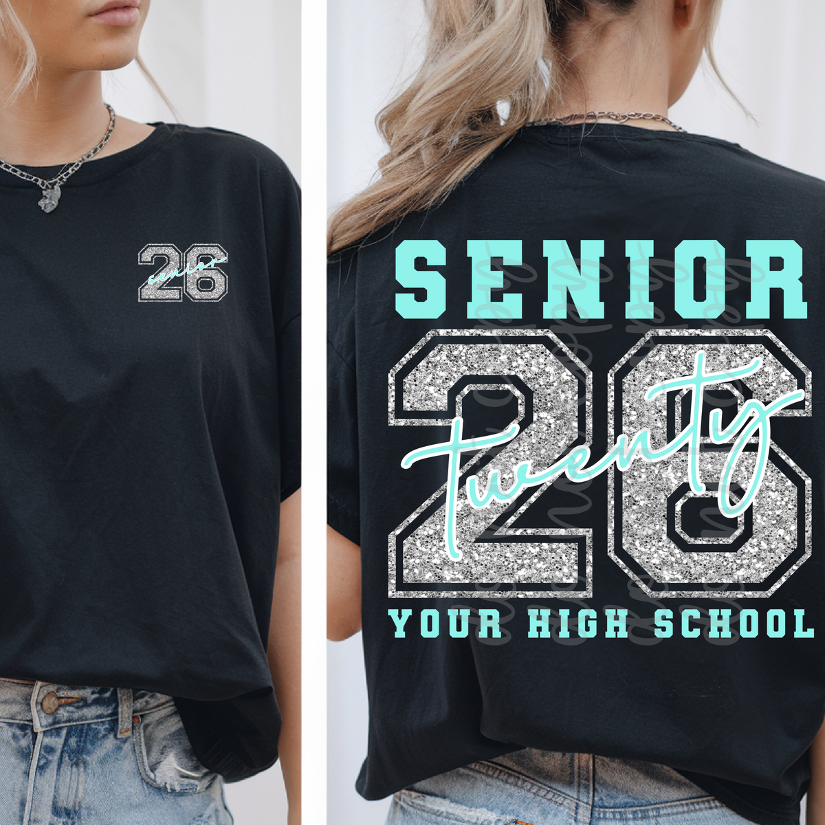 Custom Senior 26 Frame Top — design example 1