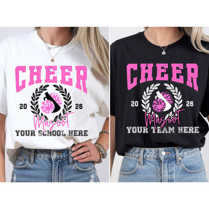 Custom Cheer Wreath Top — design example 1
