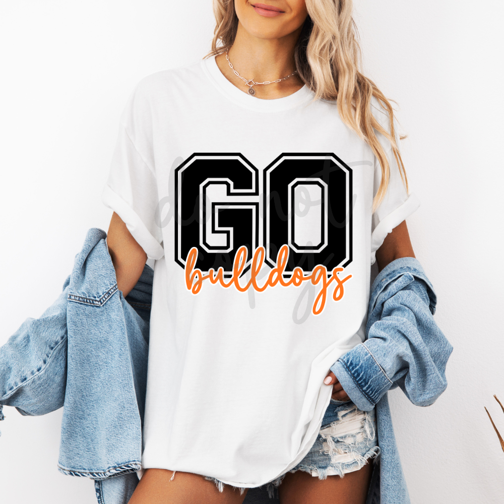 Custom Go Mascot Top — design example 1