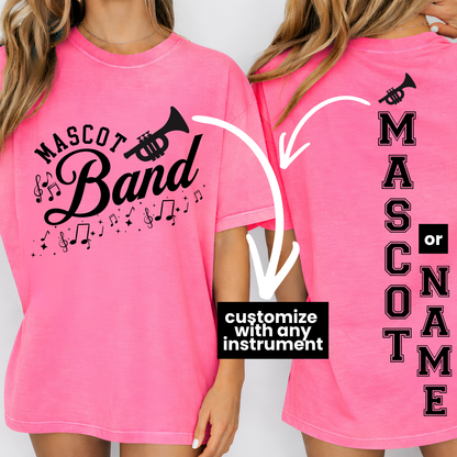 Custom Any Instrument Band Top — design example 1