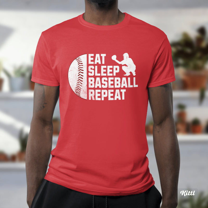 Eat Sleep Baseball Repeat