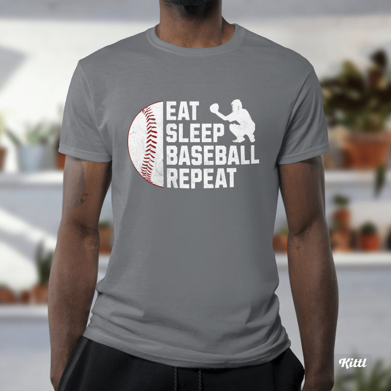 Eat Sleep Baseball Repeat