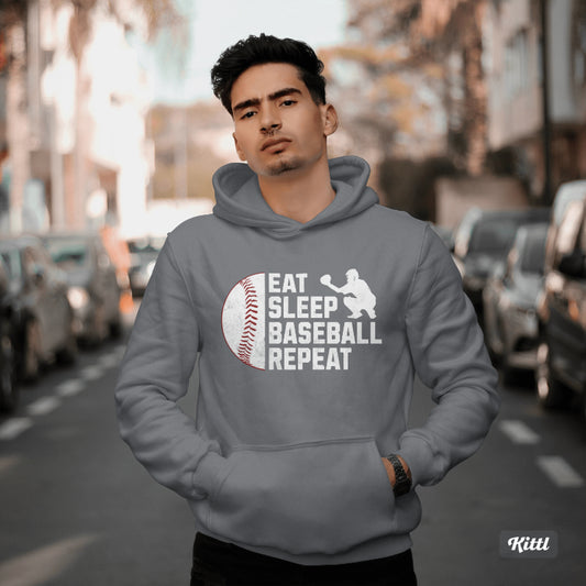 Eat Sleep Baseball Repeat Top