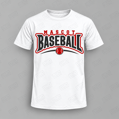 Custom Pointed Mascot Baseball Top mockup with 478 Custom Design watermark