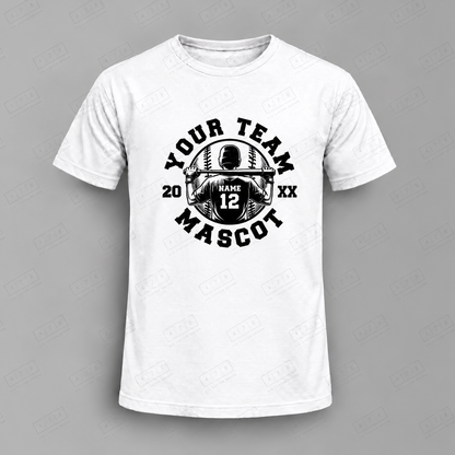 Custom Batter Back Baseball Circle Top apparel mockup with 478 Custom Design watermark