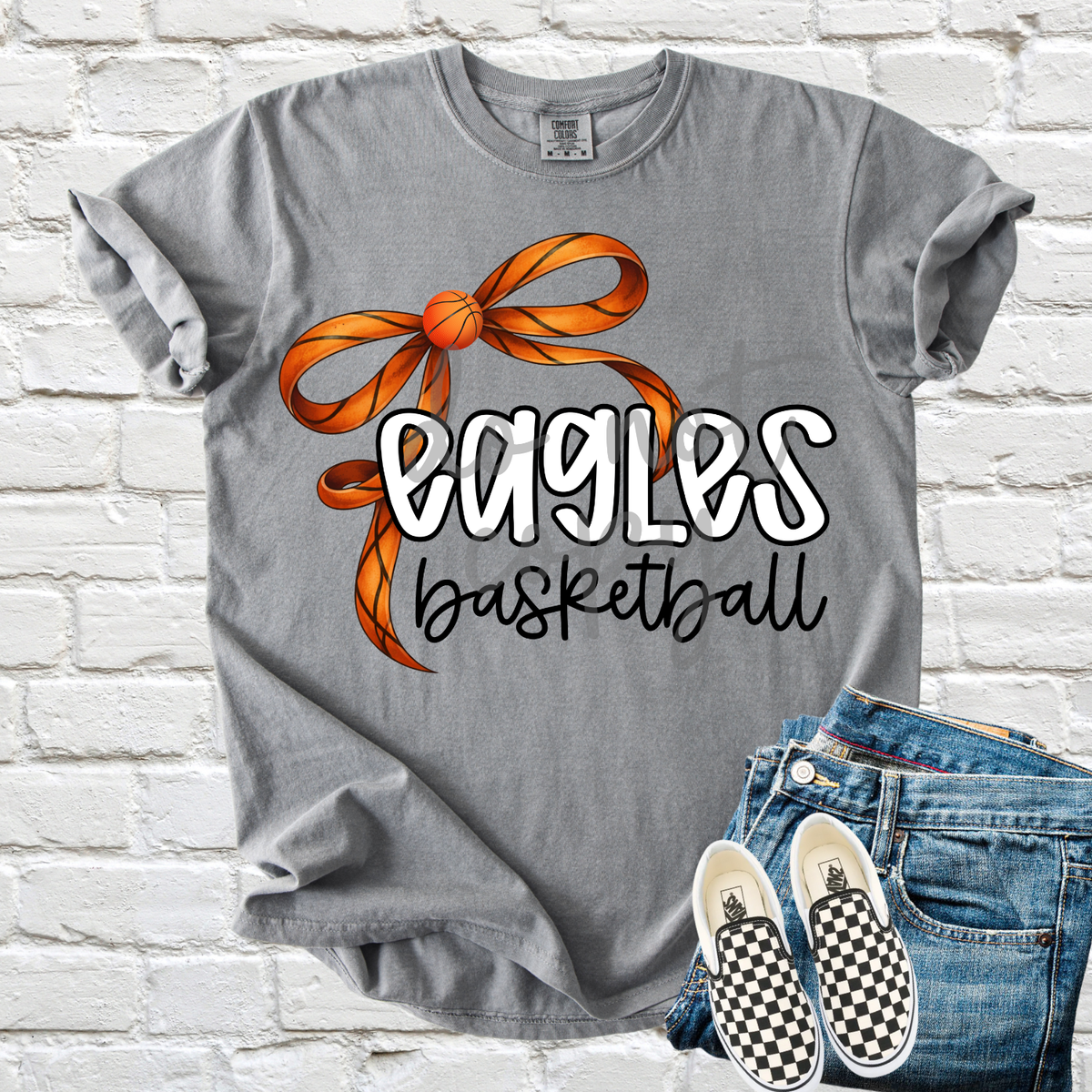 Custom Basketball Thin Bow Top — design example 1