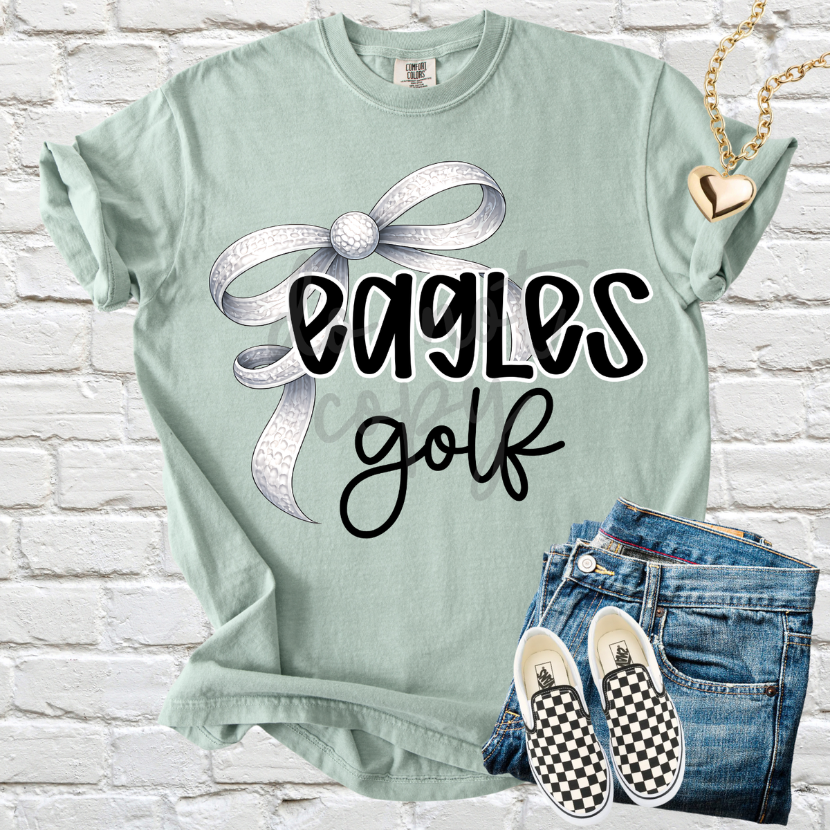 Custom Thin Golf Bow Top — design example 1