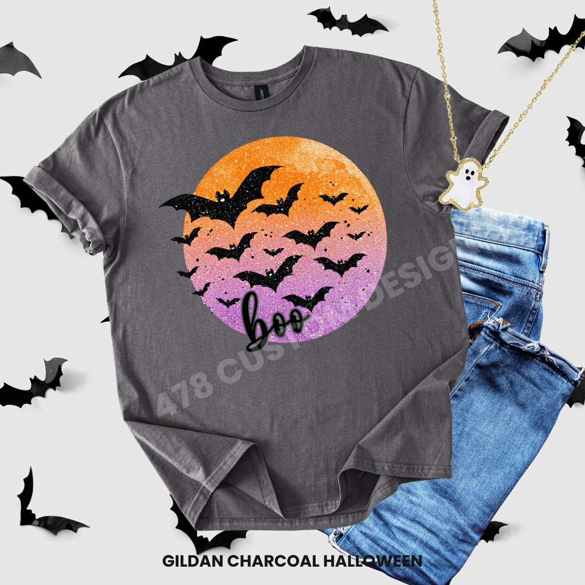 Halloween- Circle Bats