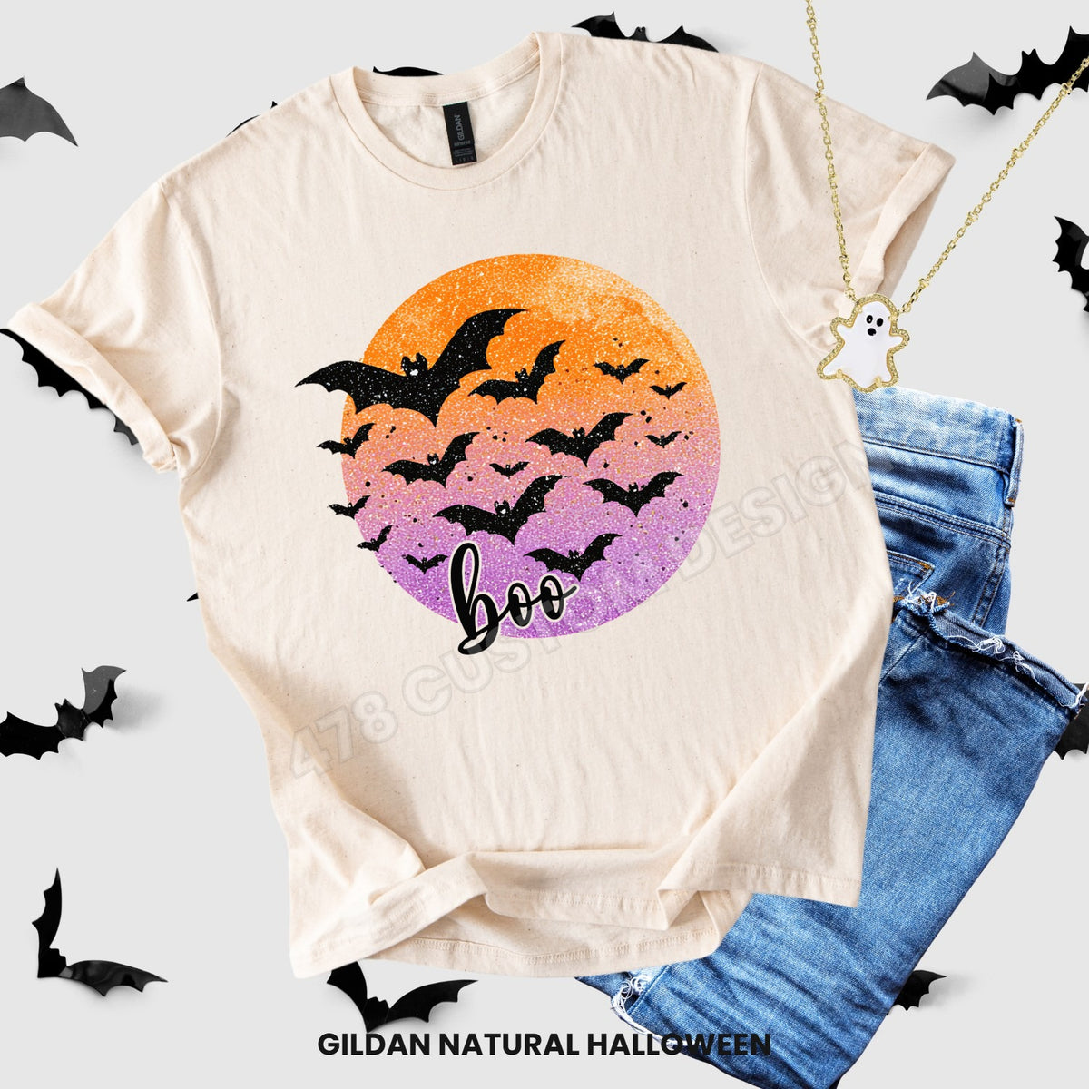Halloween- Circle Bats