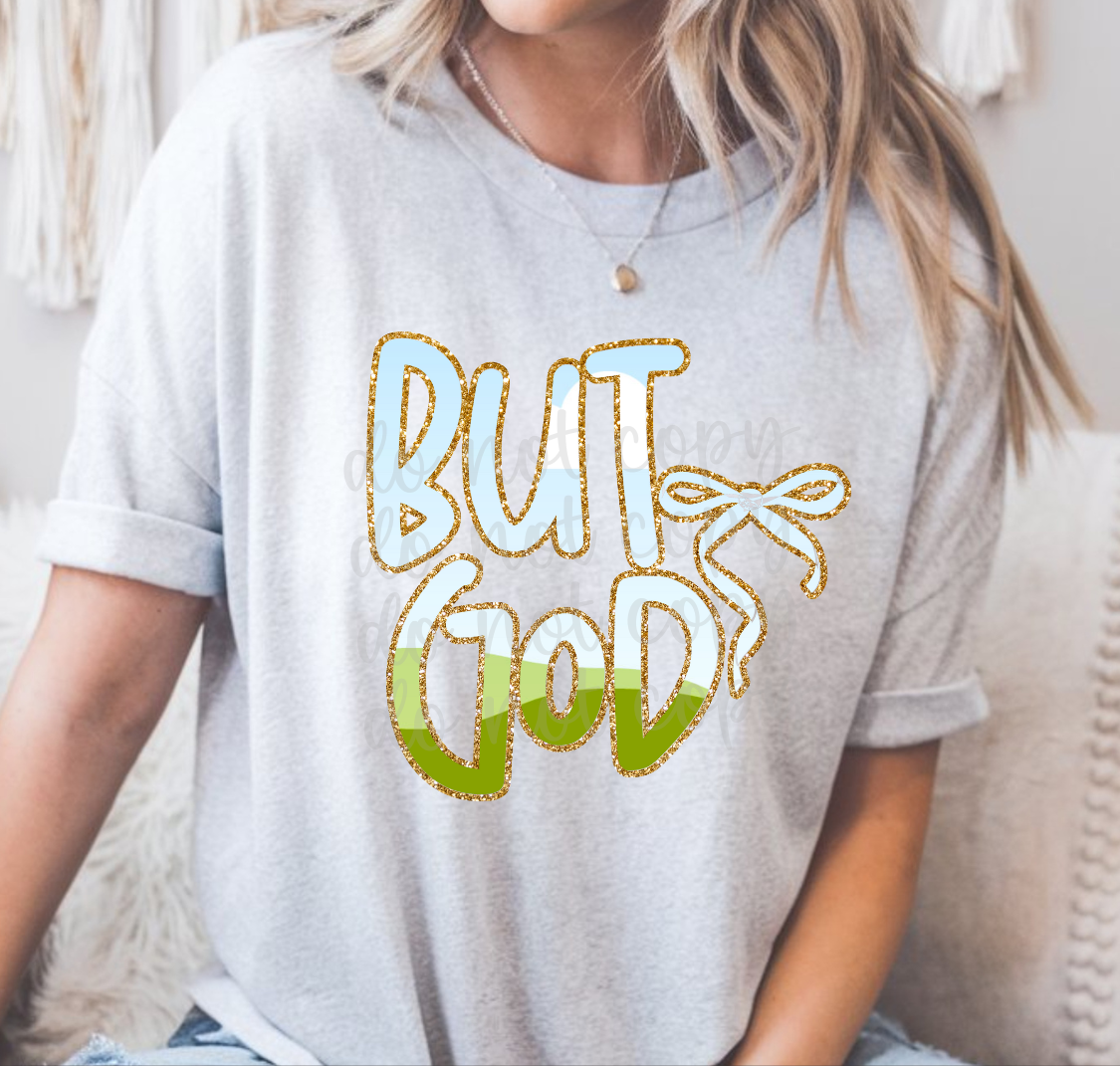 Custom But God Bow Top — design example 1