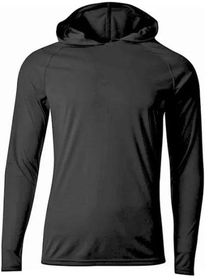 Long Sleeve Lightweight hooded shirt — actual garment photo supplied by 478 Custom Design