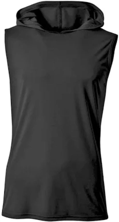 Sleeveless Lightweight hooded shirt — actual garment photo supplied by 478 Custom Design