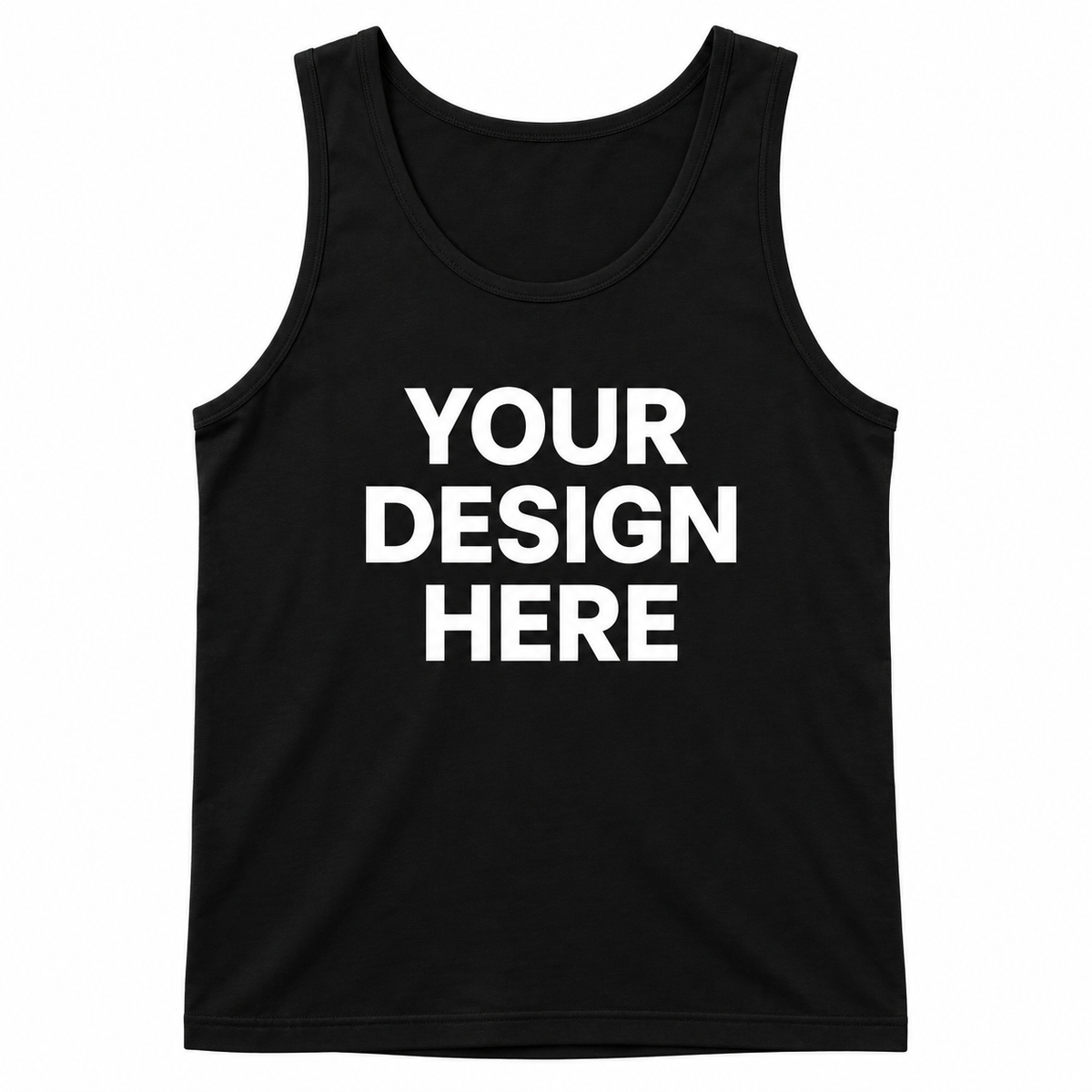 Custom tanks — YOUR DESIGN HERE or YOUR LOGO HERE personalization example