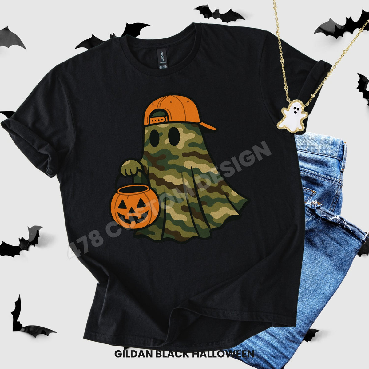 Halloween- Camo Ghost