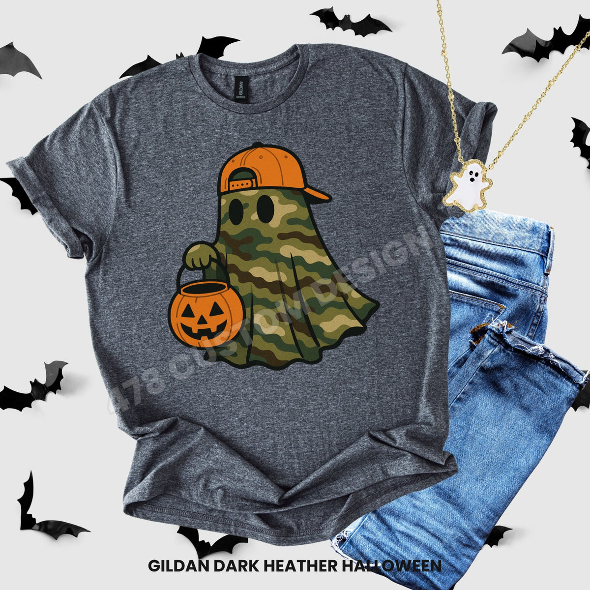 Halloween- Camo Ghost