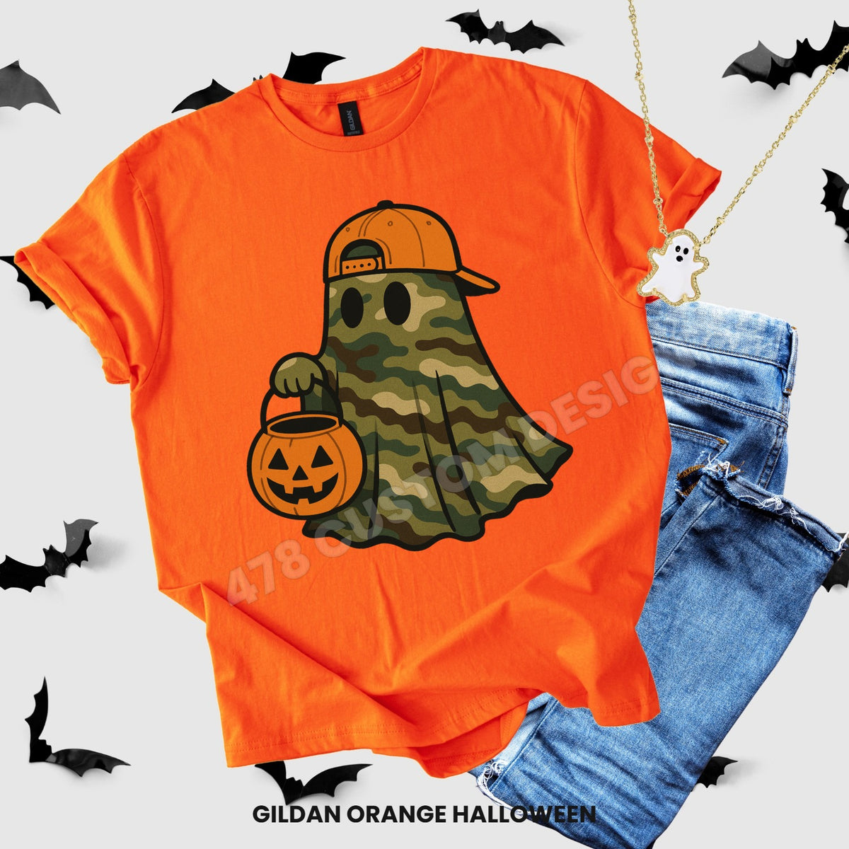 Halloween- Camo Ghost
