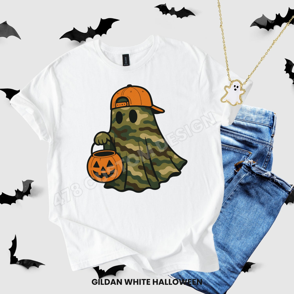 Halloween- Camo Ghost