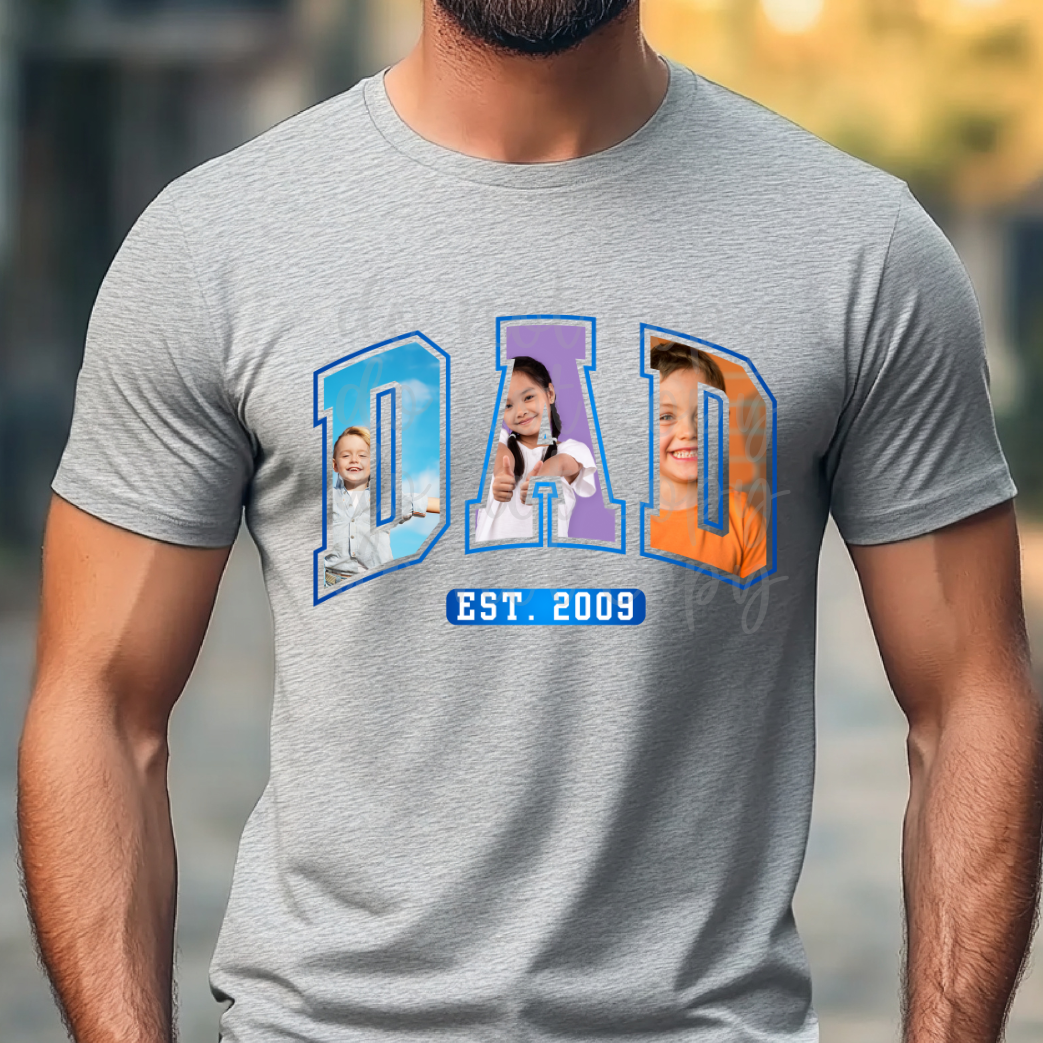 Custom Dad  Photo Top — design example 1